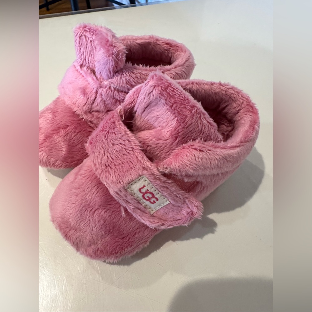 UGG Soft Pink Infant Booties